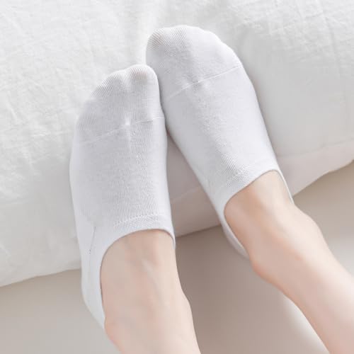 EPEIUS No Show Socks Womens Non Slip Low Cut Socks Low Thin Ankle Footies Invisible Liner 3/6 Pairs 6