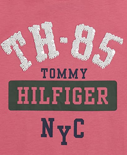 Image of Tommy Hilfiger Girls Sequin Flag Tee (Big Kids)