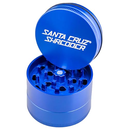 Santa Cruz Aktenvernichter Mahlwerk mit Cali Crusher Pollen Press Medium blau