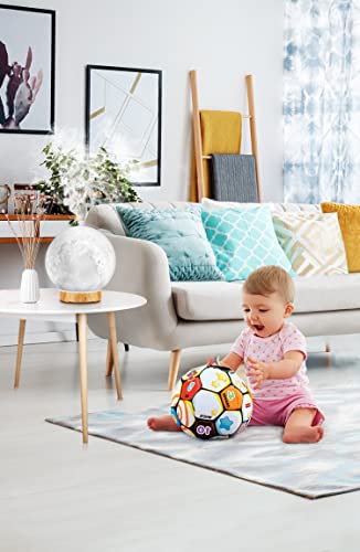 Meidi Essential Oil Diffuser - Aromatherapy Diffuser, Led Desk Moon Lamp With Cool Mist Humidifier Function, Adjustable Brightness And Mist Mode #TOP4