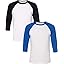 (1) White/Black + (1) White/Tr Royal