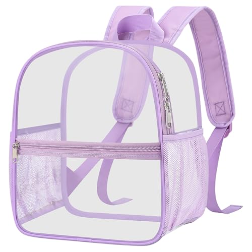 Image of Oraben Clear Backpack for Stadium Events, Clear Stadium Bag 12 x 6 x 11 in | Clear Bag for Game Day ,Sportsing, Concerts Works , Fast Security Check, Waterproof PVC, Adjustable Straps