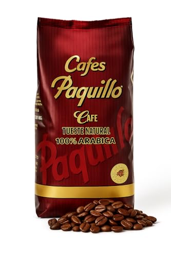 Cafés Paquillo – Café en Grano 100% Arábica | Tueste Natural | Orígenes Colombia-Brasil-Honduras | Calidad Hostelería | Grano Premium (12 KG)