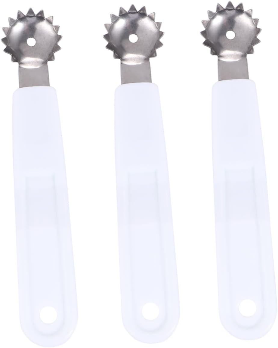 3pcs Stainless Steel Fruit Corer for Strawberries Easy to Use and Clean for Kitchen Gadget