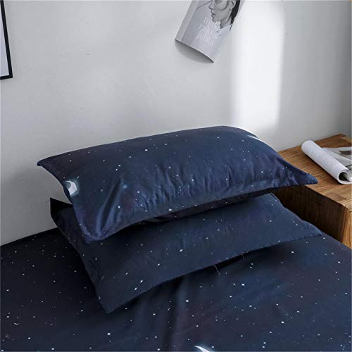 Hyprest A2 Kids Duvet Cover Twin,2 Pcs Space Galaxy Twin Bedding Sets thumb #4