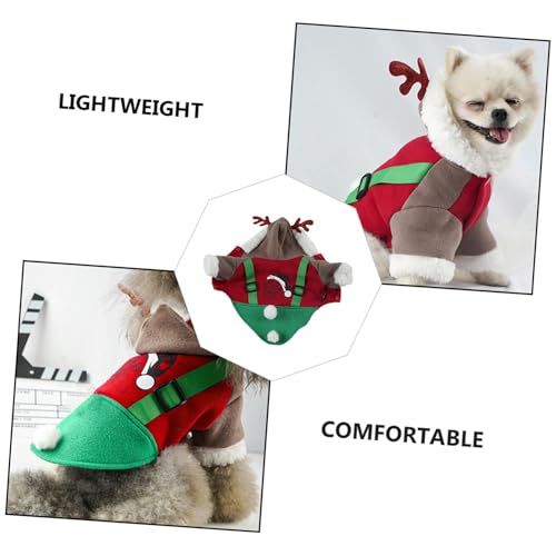 Disfraz para perro con reno LIOOBO talla S miniatura 3