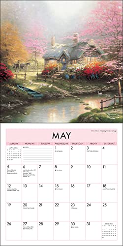 Thomas Kinkade Studios 2024 Mini Wall Calendar - Image 4
