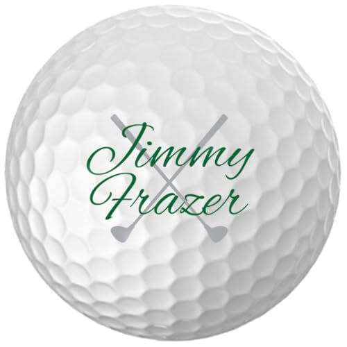 Infusion Personalized Name & Initial Golf Balls - Customize The Name and Initial (6 Balls)