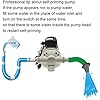 Diaphragm Irrigation Self priming Electric water pump;Large flow pump 10.6 GPM, 115VAC, 23PSI, 14.3lb, Lift 11m, Power 350W (Pump-540B), White, (Pump-540)