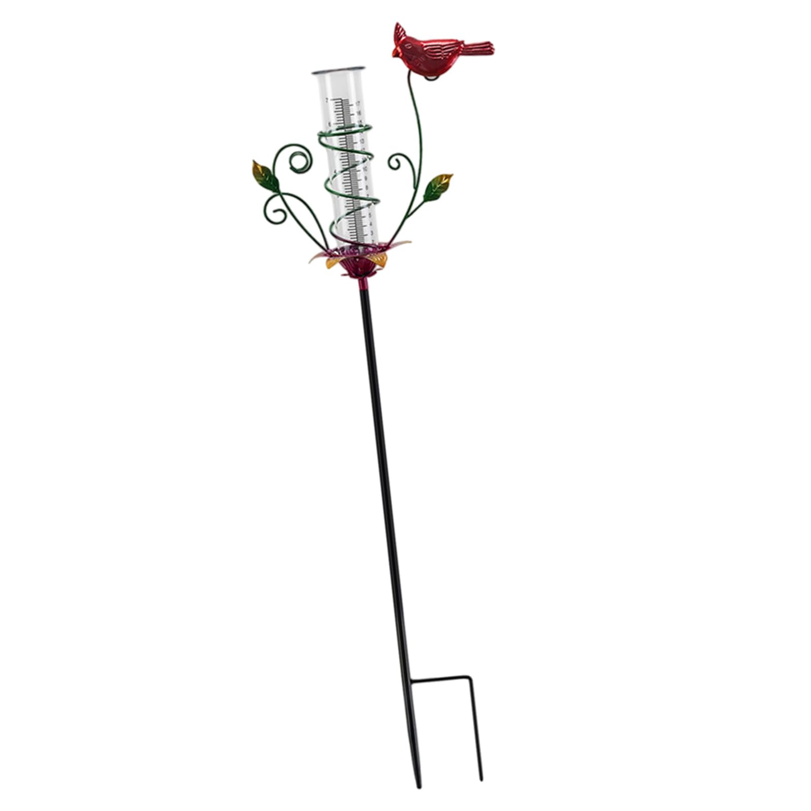 Pluviomètre d'extérieur décoratif pour cour et jardin avec échelle lisible