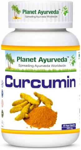 Planet Ayurveda Curcumin Capsules- Joint Support Supplement for Men & Women,Pure Turmeric Extract Supplement for Everyday Wellness