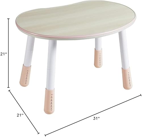 Miniatura 3 de DIOSHOME Children's Table, Height Adjustable Kids Dinner Table, Graffiti-Ready Kids Art Table. Suitable for Home & Kindergarten.