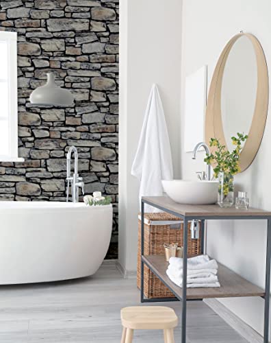 Arthouse Cornish Stone Brown Wallpaper #TOP6