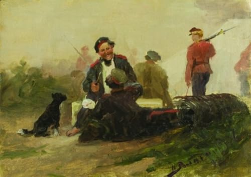 Tableaux au camp militaire pour salon moderne peinture murale abstraite Ivan Vladimirov