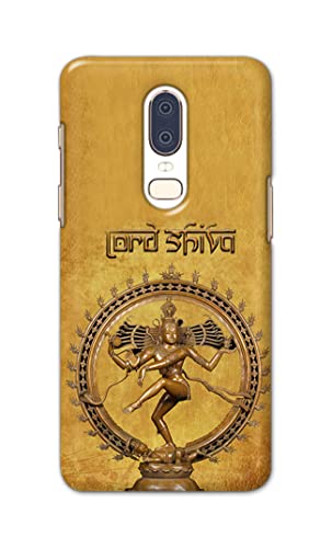 Image of PRINTFIDAA Lord Shiva As Nataraj Printed Designer Hard Case for OnePlus 6 Back Cover -(e) RPM1004