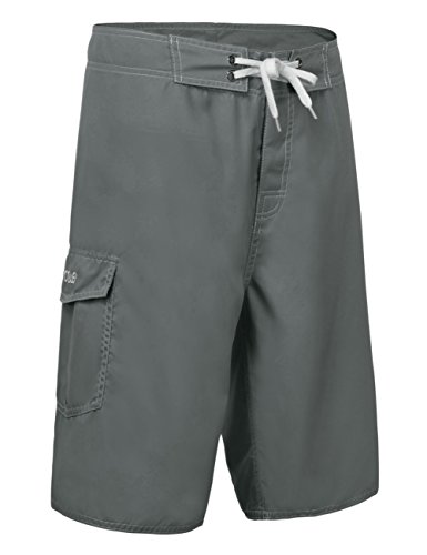 Image of Nonwe Men's Solid Lightweight Beach Shorts Half Pants with Lining
