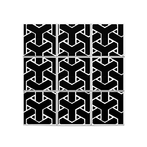 Carreaux céramique 20x20 cm motif kimono géométrique pour salon élégant