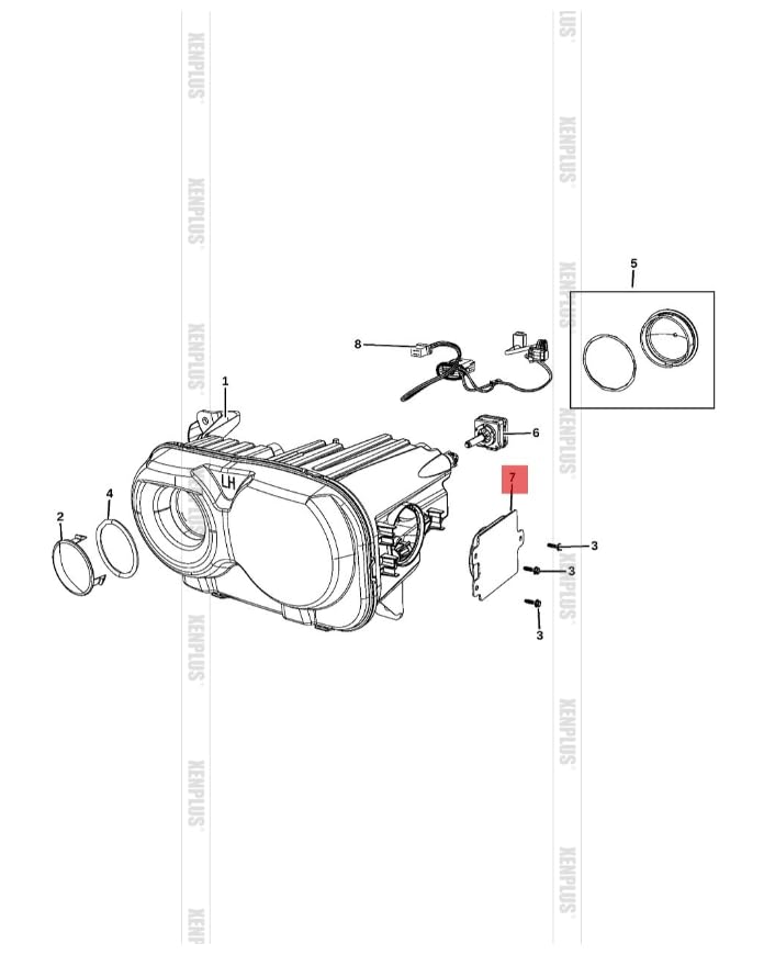 XENPLUS 68254149AA CHVA57310869 New Xenon Ballast Module for 2015-2022 Challenger Charger