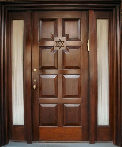Image of The Spiritual Living Swastik for Door Entrance | 3.5 inch | Copper Star Swastik Yantra | (वास्तु उपाय) | Vastu Remedy | Positive Vibrations and Evil Eye Protection | Home & Office |