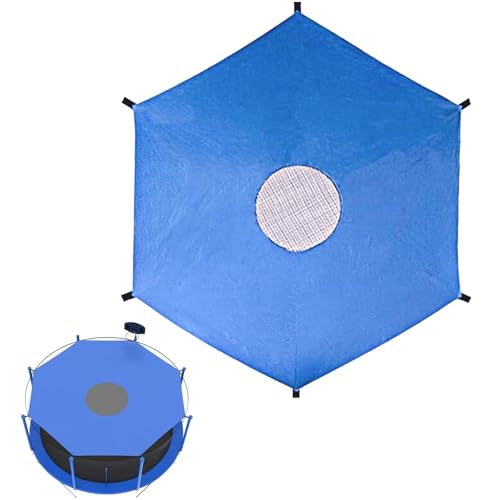 ARTGUTS Cubierta para trampolín azul, diámetro de 183 cm, para trampolín de 6 barras, protección solar, toldo impermeable, para jardín y terraza
