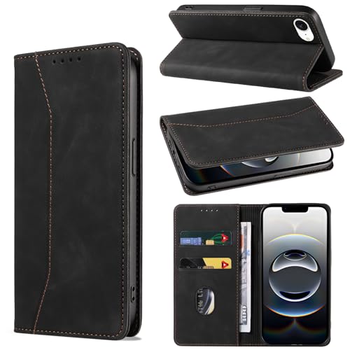 KWATUNG iPhone 16e �p �P�[�X �蒠�^ �A�C�t�H�� 16e �p �P�[�X �蒠�^ ������� ��Phone16e �p�蒠�^�P�[�X �������U�[ �����}�O�l�b�g �ϏՌ� iPhone 16e�p �X�}�z�P�[�X �J�[�h���[ �X�^���h�@�\ �S�ʕی� �A