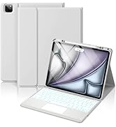 Hamile for iPad Air 13-inch Case Keyboard (M2) - Magnetic Wireless Keyboard with Multi-Touch Trac...