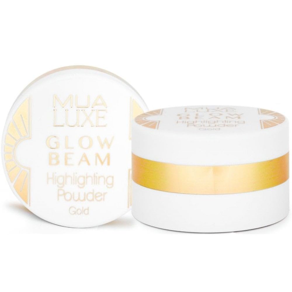 Luxe Glow Beam Highlighting Powder - Gold - MUA LUXE