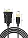 CableCreation USB to RS232 Cable (FTDI Chipset), 3 Feet RS-232 Male DB9 Serial Converter Cable for Windows 11, 10, 8.1, 8,7, Vista, XP, 2000, Linux, Mac OS X,1M / Black