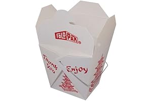 Pack of 15 Chinese Take Out Boxes PAGODA 8 oz Food Pail