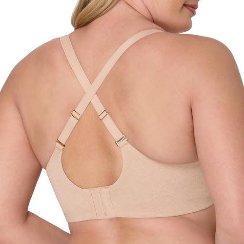 Bali Wireless, Cotton Collection Full-Coverage Bra for Women, Moisture-Wicking, Convertible Straps3