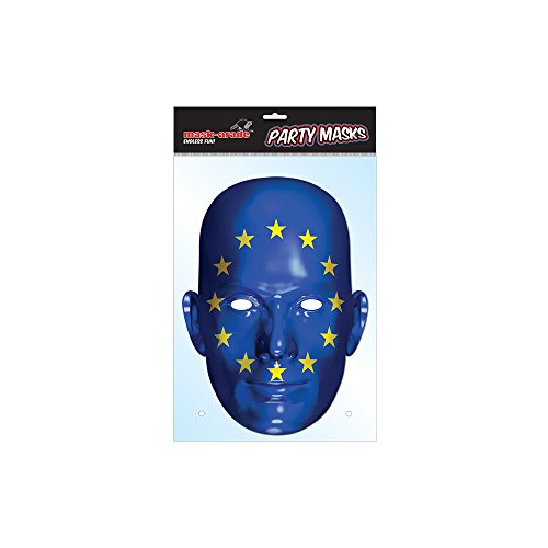 Bristol NoveltyEuropean Union Flag Card Mask, Mask-arade, Impersonation/fancy Dress