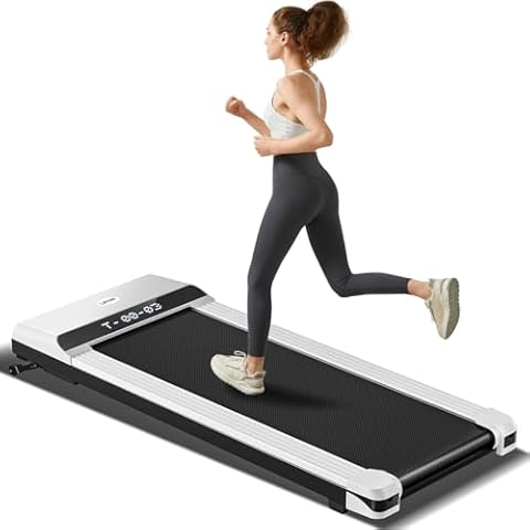 UMAY Walking Pad, Under Desk Treadmill with Remote, SPAX APP and LED Display, 3 in 1 Walking Jogging Running Machine for Home Office Cover
