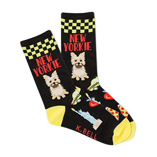 Image of K. Bell womens Funny Animal Crew Socks - 1 Pairs - Cool & Cute Wordplay Novelty Gifts