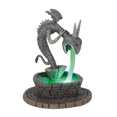 Department 56 the Nightmare Before Christmas Village Accessories Town Square Fountain Lit Figurine 5 Inch Multicolor
