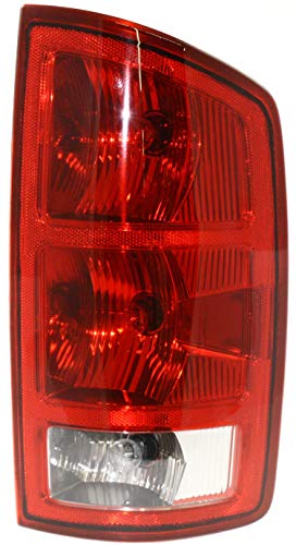 Evan Fischer Passenger Side Tail Light Compatible with 2002-2006 Dodge Ram 1500, 2003-2006 Dodge Ram 2500 & 2003-2006 Dodge Ram 3500 -