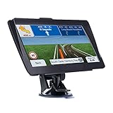 GPS Navigation for Car Truck 2021 Free Maps Update Contains USA Canada Mexico Map Car Navigator HD 8G 256M Voice Broadcast Function and Speed ​​Camera Warning Driving Alert