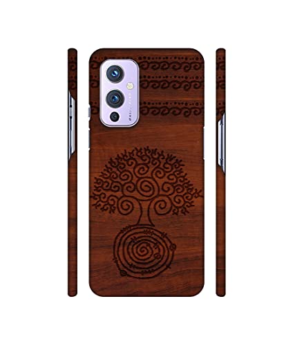 Image of Amazon Brand - Solimo Designer Engraved Patten 3D Printed Hard Back Case Mobile Cover for OnePlus 9