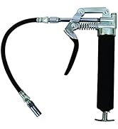 Lubrimatic Plews & Edelmann 30-800 4500 PSI, Pistol Style, Mini Grease Gun with Hose, Silver