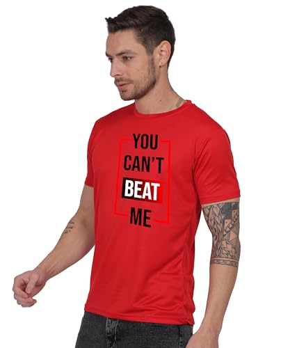 Men's Printed Cotton T-Shirt - Fashionable, Soft, and Comfortable