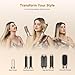 UKLISS Hairstyler 6 in 1 Airbrush Haarstyler | Pro Air Styler Set - 1000W Rundbürstenföhn, Air Curler, Warmluftbürste, Föhnbürste, Haartrockner, Glättbürste | für Locken, Volumen, Glätten und Föhnen