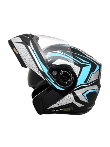 Image of HEADFOX N2F Air 7 Metro: Smart Bluetooth Helmet for Man & Women with Features for Easy Calls, Music, GPS, Waterproof, Voice Assistant, Dual Visior, 31 Flashlight Modes.