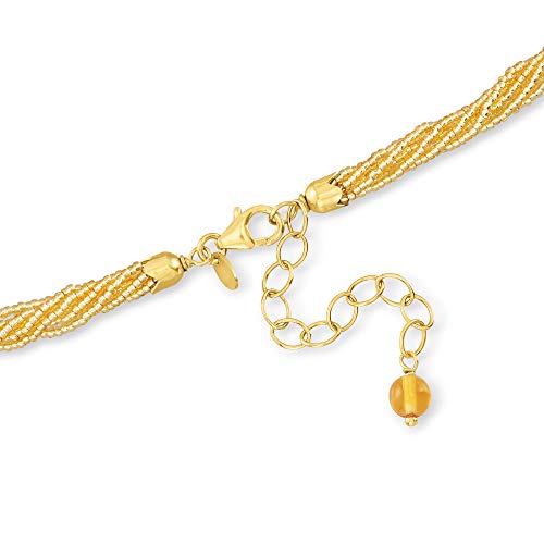 Ross-Simons Italian Turquoise Murano Glass Starfish Necklace With 18kt Gold Over Sterling3