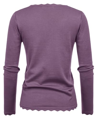 Image of GRACE KARIN Women's High Stretchy Long Sleeve Pullover Sweater Blouse Top