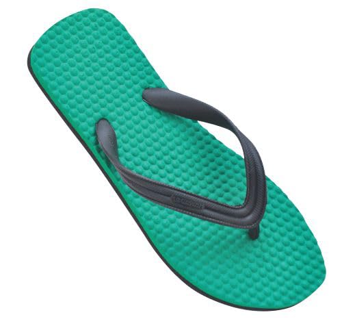 Image of Hawalker Prime Men's Flip Flops Made with 100% Natural & Durable Rubber for All Weather | Comfortable Hawai Chappals | Regular Wear Slippers (Grey)