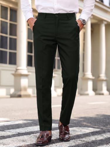 Image of TOPLOT Men's Casual Trouser | Regular Fit Design with Comfortable Structure | Clean Look with Versatile Styling | Easy Movement Fit Ideal for Casual, Office & Daily Use (5205)