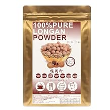 Plant Gift 100% Pure Longan Powder Natural Meal Powder, Great Flavor for Drinks, Smoothie and Beverages, Non-GMO Powder - No Filler, No additives, Yogurt and More 100G/3.25oz