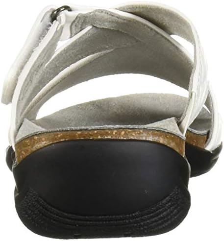Easy Street Women's Frenzy Casual Sandal with Hook and Loop Closure, White Crocodile, 6.5 W US | Image 2