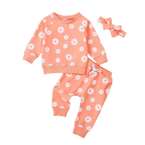 Sweat manches longues bébé fille et pantalon de jogging