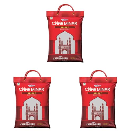 Image of Charminar Select Basmati Rice 5 KG | Value Basmati rice (Pack of 3)
