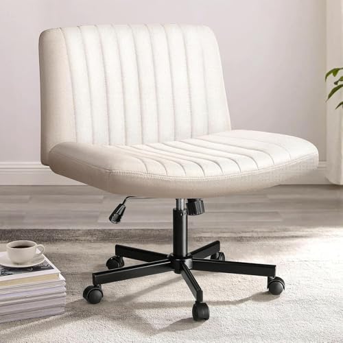 AnneFish Criss Cross Lounge Chair Wide for Home Desk, Adjustable ...